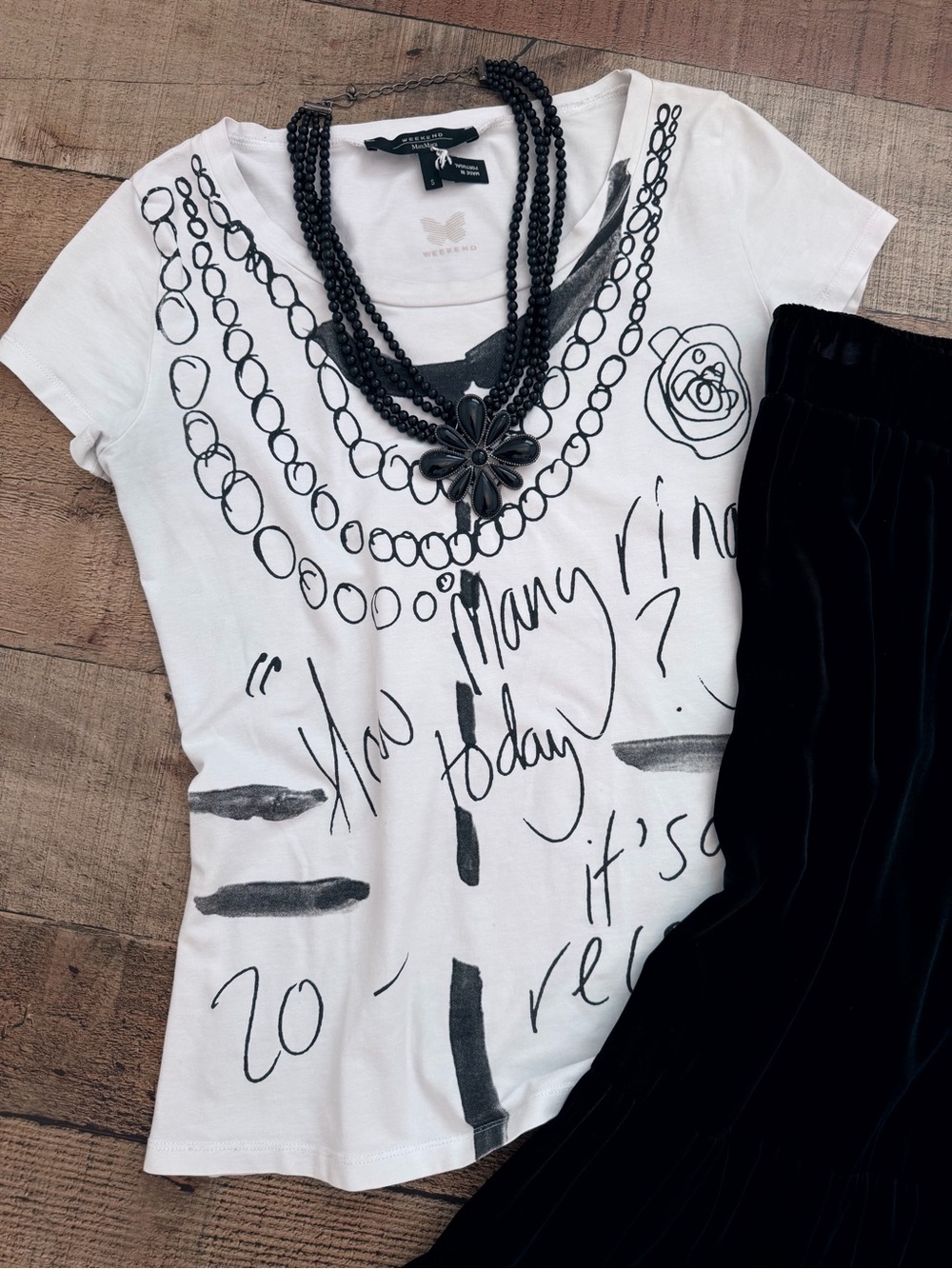 Weekend Max Mara Graphic Chic Tee Fashion